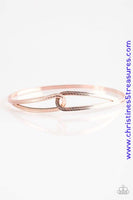 Elegant Expressionist - Rose Gold Bracelet ~ Paparazzi