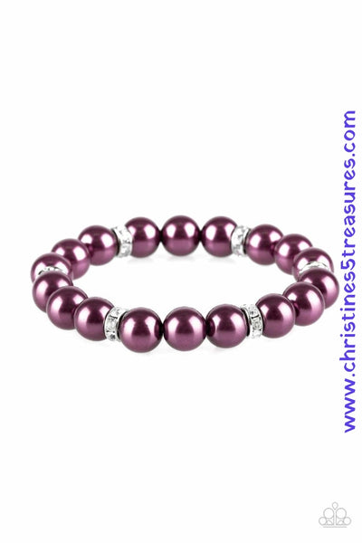 Exquisitely Elite - Purple Bracelet ~ Paparazzi