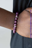 Exquisitely Elite - Purple Bracelet ~ Paparazzi