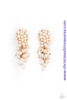 Fabulously Flattering - Gold Earrings ~ Paparazzi