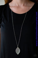 Fall Foliage - Silver Necklace ~ Paparazzi