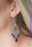 Fashion Flirt - Blue Earrings ~ Paparazzi