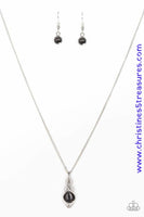 First Class Flier - Silver Necklace ~ Paparazzi