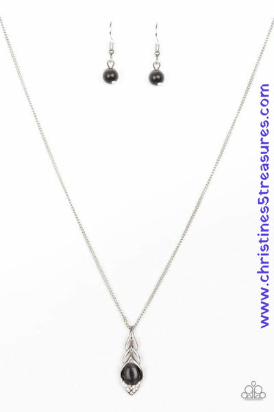 First Class Flier - Silver Necklace ~ Paparazzi