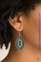 Fishing For Fabulous - Green Earrings ~ Paparazzi