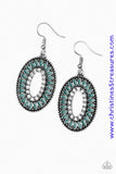 Fishing For Fabulous - Green Earrings ~ Paparazzi