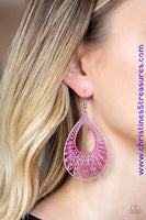 Flamingo Flamenco - Pink Earrings ~ Paparazzi