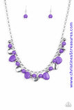 Flirtatiously Florida - Purple Necklace ~ Paparazzi