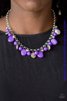 Flirtatiously Florida - Purple Necklace ~ Paparazzi