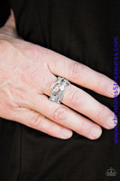 Flirting With Sparkle - Silver Ring ~ Paparazzi