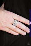 Flirting With Sparkle - Silver Ring ~ Paparazzi