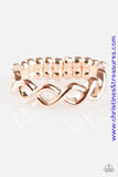 Follow Your Gleams - Rose Gold Ring ~ Paparazzi Rings