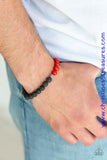 Fortune - Red Bracelet ~ Paparazzi