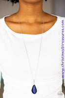 Friends In Glow Places - Blue Necklace ~ Paparazzi