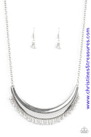 Fringe Out - Silver Necklace ~ Paparazzi