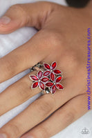 Gardenia Grandeur - Red Ring ~ Paparazzi
