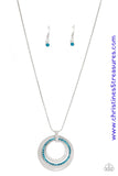 Gather Around Gorgeous - Blue Necklace ~ Paparazzi