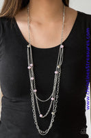 Glamour Grotto - Pink Necklace ~ Paparazzi