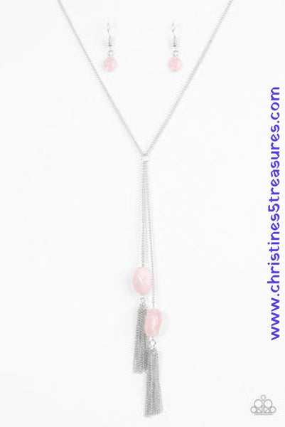 Glow Your Roll - Pink Necklace ~ Paparazzi