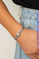 Gorgeously Glitzy - Black Bracelet ~ Paparazzi Bracelets