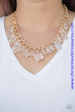 Gorgeously Globetrotter - Gold Necklace ~ Paparazzi