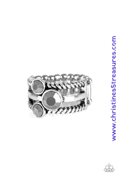 Head In The Stars - Silver Ring ~ Paparazzi Rings