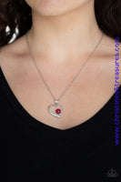 Heart Full Of Love - Red Necklace ~ Paparazzi