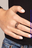 Heavy Metal Muse - Copper Ring ~ Paparazzi Rings