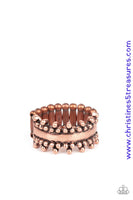 Heavy Metal Muse - Copper Ring ~ Paparazzi Rings