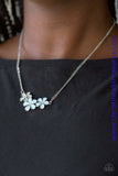 Hibiscus Haciendas - Blue Necklace ~ Paparazzi