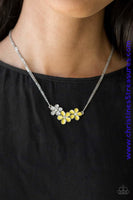 Hibiscus Haciendas - Yellow Necklace ~ Paparazzi