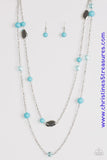 Hitting A Glow Point - Blue Necklace ~ Paparazzi