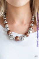 Hollywood Haute Spot - Brown Necklace ~ Paparazzi