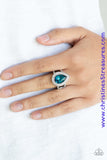 Hollywood Heirloom - Blue Ring ~ Paparazzi Rings