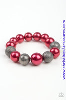 Humble Hustle - Red Bracelet ~ Paparazzi