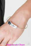 Hustle Hard - Silver Bracelet ~ Paparazzi Inspirational