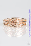 I Believe In Love - Rose Gold Ring ~ Paparazzi