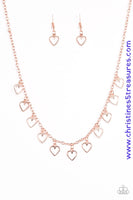Im Yours - Copper Necklace ~ Paparazzi