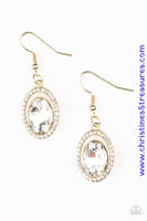 Imperial Shine-Ness - Gold Earrings ~ Paparazzi