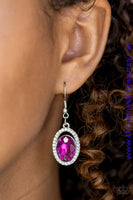 Imperial Shine-Ness - Pink Earrings ~ Paparazzi