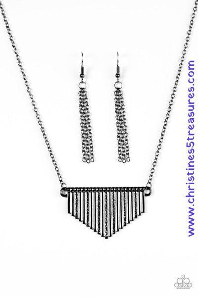 Imperially Industrial - Black Necklace ~ Paparazzi