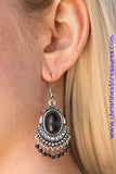 Incan Empress - Black Earrings ~ Paparazzi