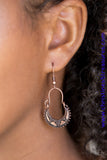 Industrially Indigenous - Copper Earrings ~ Paparazzi