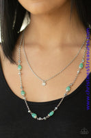 Irresistibly Iridescent - Green Necklace ~ Paparazzi