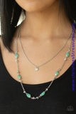 Irresistibly Iridescent - Green Necklace ~ Paparazzi