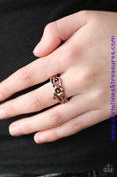 Island Haven - Copper Ring ~ Paparazzi