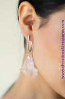 Jaw-Droppingly Jelly - Silver Earrings ~ Paparazzi