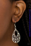 Just Dewing My Thing - Silver Earrings ~ Paparazzi
