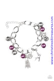 Lady Love Dove - Purple Bracelet ~ Paparazzi
