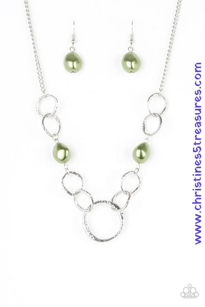 Lead Role - Green Necklace ~ Paparazzi